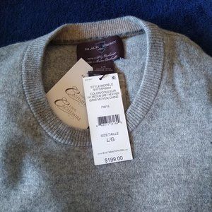 Black Brown 1826 100% 2-Ply Cashmere Grey